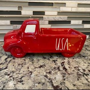 Rae Dunn Red USA truck